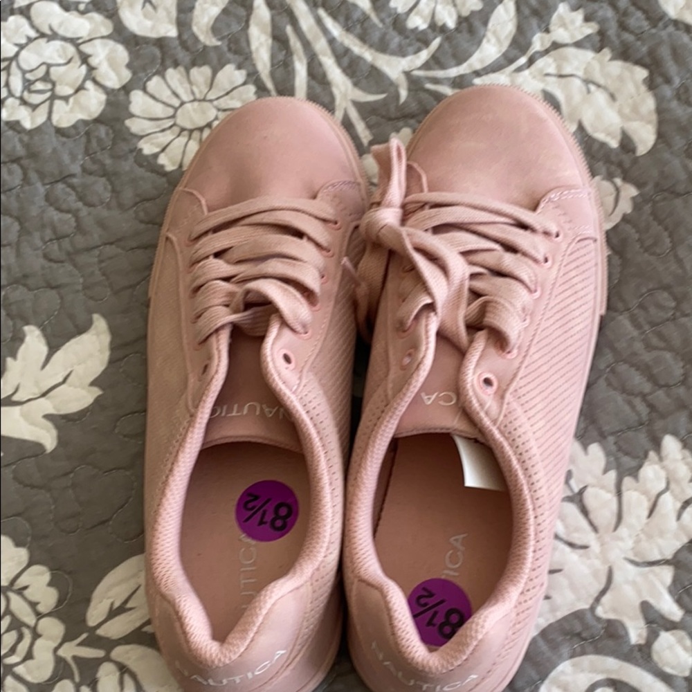 Nautica pink tennis shoes